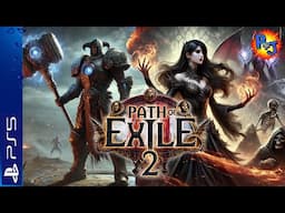 Let's Play Path of Exiles 2 PS5 | Console Split Screen Local Co-op | Warrior & Witch Gameplay