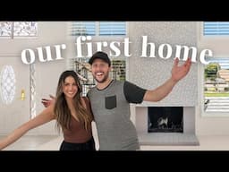 EMPTY HOUSE TOUR | Buying our first home together!!