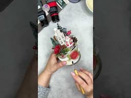 Ania’s  snow globe jars are the perfect holiday magic in a jar! 🥰 🎅✨ #diytutorial