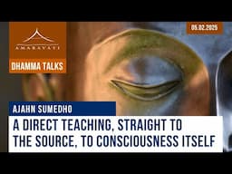 A Direct Teaching, Straight to the Source, to Consciousness Itself | Ajahn Sumedho | 05.02.2025