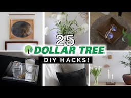 *NEW* 25 HIGH END DOLLAR TREE DIYS YOU NEED TO TRY IN 2025!