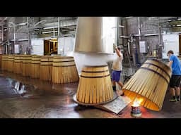 The Genius Process of Mass Producing Wooden Barrels