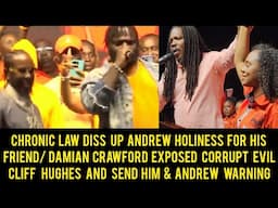 Breaking New's Damian Crawford D!ss Up Cliff Hughes & Exposed Him Chronic Law Diss Andrew Holiness🤣