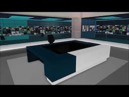 ITV News studio in Roblox