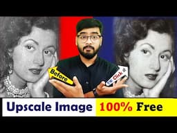 Free Image Upscale | How to Upscale Images  | Best AI Image Upscaler #image