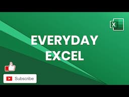 Everyday Excel - Channel trailer