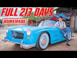 Full 213 Days Homemade Classic Supercar Mercedes Benz 300 SL