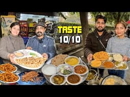 Couple Selling Chepest Unlimited Thali | Ludhiana Food Tour | Street Food India