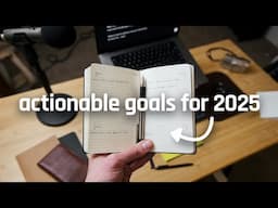 How to set goals you'll actually stick to (using a pocket planner)