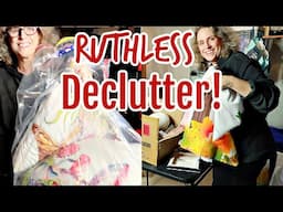 Let's NOT STOP decluttering 'til we feel FREE!! Basement Declutter!