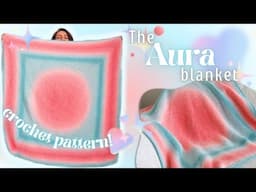 A Crochet Pattern With +1000 Aura // The Aura Blanket - Linen Stitch Circle