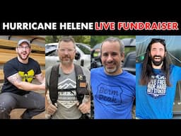 🔴 Hurricane Helene Livestream for Asheville w/ Berm Peak, Perkins & Sampler