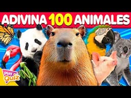 Adivina 100 Animales en 2 Segundos ⏰😱🐸 | Play Quiz Trivia