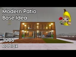 FULL TUTORIAL | MODERN PATIO BASE IDEA FOR 3008 ROBLOX | MyelPlays