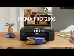 Canon PIXMA PRO-200S  — 13” Professional Inkjet Photo Printer