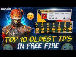 OLDEST ID IN FREE FIRE 😱 - Searching Top 10 Oldest ids in Free fire - Gaming with Raahim