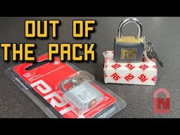 Two RS Components Padlocks Picked out of the Pack