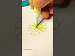 Spirograph art #easydrawing #youtubeshorts #asmr