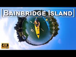 Kayaking Bainbridge Island - Fay Bainbridge Park to Port Madison and Hidden Cove 4K UHD