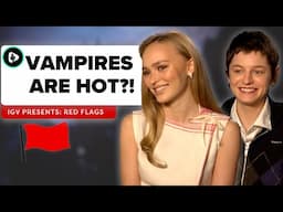 Lily-Rose Depp & Emma Corrin REVEAL Their Dating Red Flags 🤣 | Nosferatu Interview