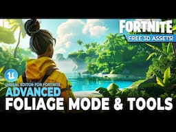 The secrets of foliage in Fortnite. Mastering UEFN foliage tools (2024 UEFN Tutorial)