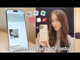 My Favorite iPhone Productivity Apps 2025 ⭐️ | iPhone 16 Pro Max Productivity Setup