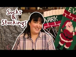 Left vs Right Handed Knitting, Stockings & Christmas Pajamas 🎄 Vlogmas 11