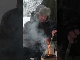 Simple Bread Soup / Food Recourses  #survival #wintersurvival #winterbushcraft #wintercamping