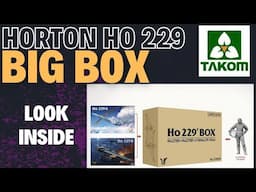 Takom Horten HO 229 Flying Wing Big Box, Preview Look Inside