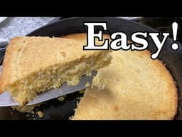 Homemade Old Fashioned Cornbread. Easy!