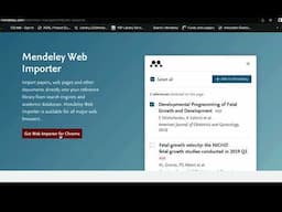 Getting started with Mendeley