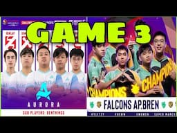 GAME 3 AURORA PH VS TEAM FALCON | Snapdragon Mobile Challenge Group Stage | Season 6 | Day 3