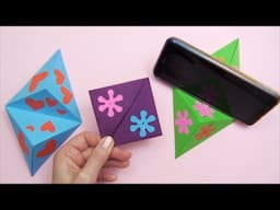 Simple origami phone stand. Paper Phone Stand – 5 Min EASY CRAFT - EASY DIY