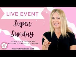 🎉 Super Sunday LIVE Event  Flash Sale & Fun! 🏈✨ Sunday Feb. 9th