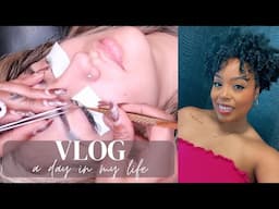 Day In The Life Of A Lash Tech| How Much Money Did I Make?|Lash Wrapping Tutorial| Lash With Me