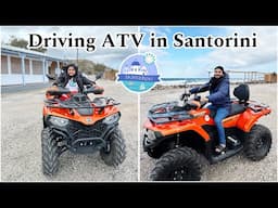 Driving ATV in Santorini Island 🏝️ | Celebrating Christmas In Athens