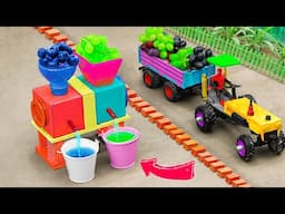 Top 5 DIY tractor making mini fruit press science project | how to make mini substation