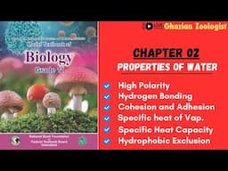 Properties of water Class 11th federal Board | Water as Medium of Life