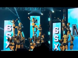 Cheer Extreme SSX WINS MAJORS 2025! Great stage angle!