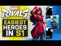 The EASIEST HEROES you can DOMINATE with in Season 1 of Marvel Rivals...