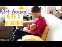 24 HOURS WITH A 2 MONTH OLD BABY | 24 HOURS WITH A NEWBORN