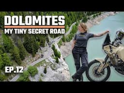 Lesser known but BEAUTIFUL twisty roads - DOLOMITES Italy motorcycle solo trip (S5-EP12)