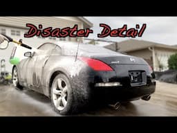 Detailing a Nissan 350z From Salvage Junk Yard - Full Transformation