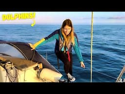 SURROUNDED by DOLPHINS on our SAILBOAT: Portuguese Coast I Ep. 86