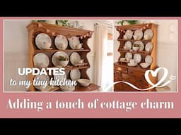 Adding COTTAGE STYLE CHARM to my tiny Mobile Home Kitchen