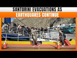 LIVE: Residents Evacuate Santorini as Seismic Activity Intensifies | Santorini Earthquake | News9