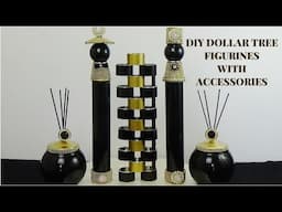 DIY DOLLAR TREE FIGURINES WITH ACCESSORIES HOME DECOR