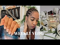 WEEKLY VLOG: LASH EXTENTIONS FINALLY! / NEW HAIR & MORE WORK