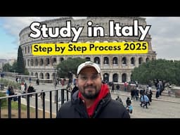 STUDY IN ITALY IN 2025 ! FULL ADMISSION PROCESS ! APPLY NOW