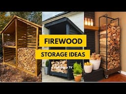 85+ Creative Firewood Storage Ideas for Indoor & Outdoor